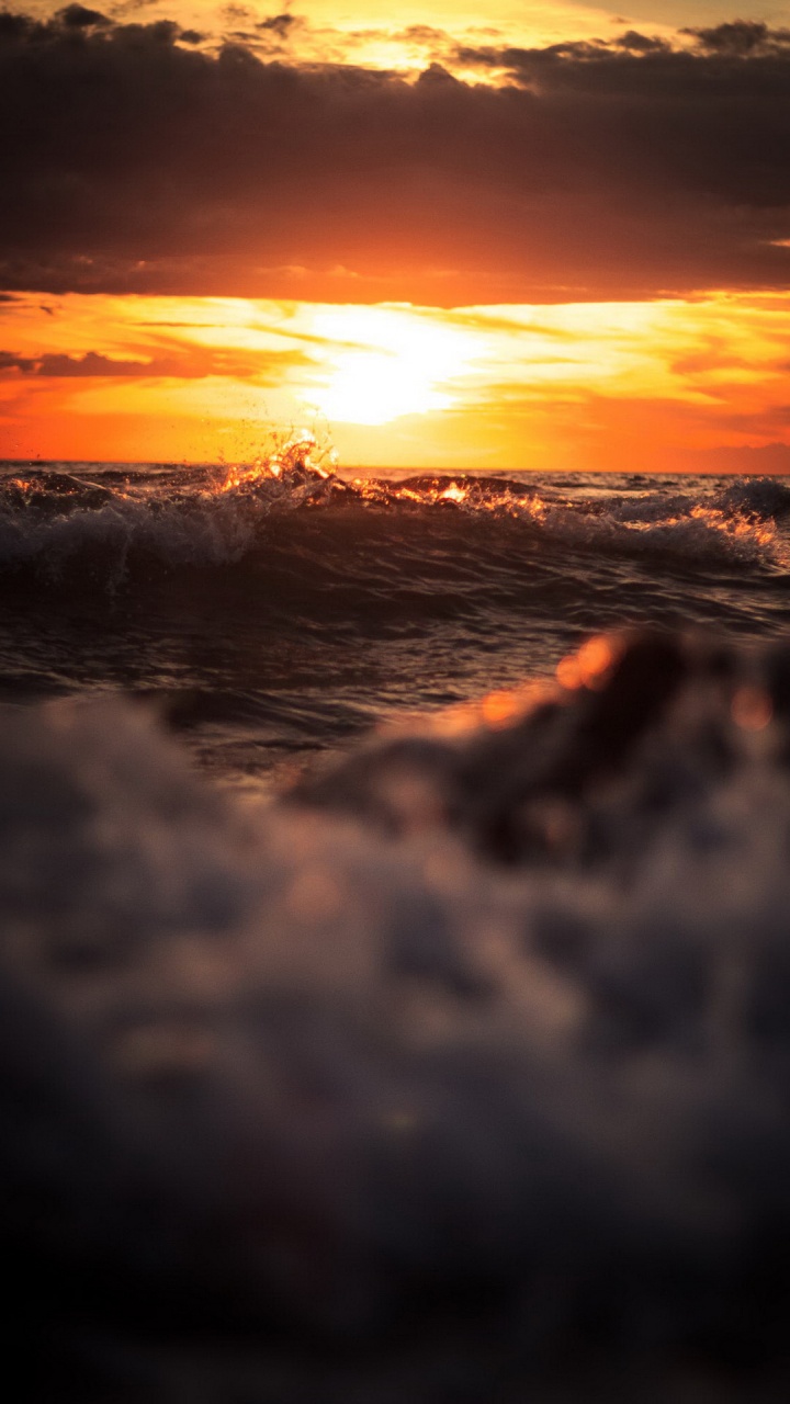 Обои облако, атмосфера, вода, Янтарь, природный ландшафт в разрешении 720x1280