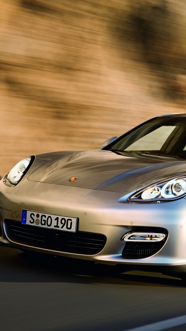 Обои 2010 Порше Панамера, Порше, авто, спорткар, Порше панамера в разрешении 750x1334