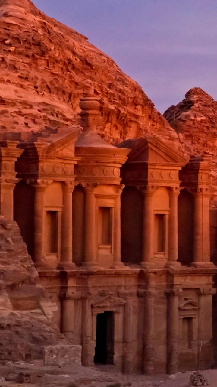 Обои Петр, Мадаба, туризм, историческое место, ориентир в разрешении 720x1280