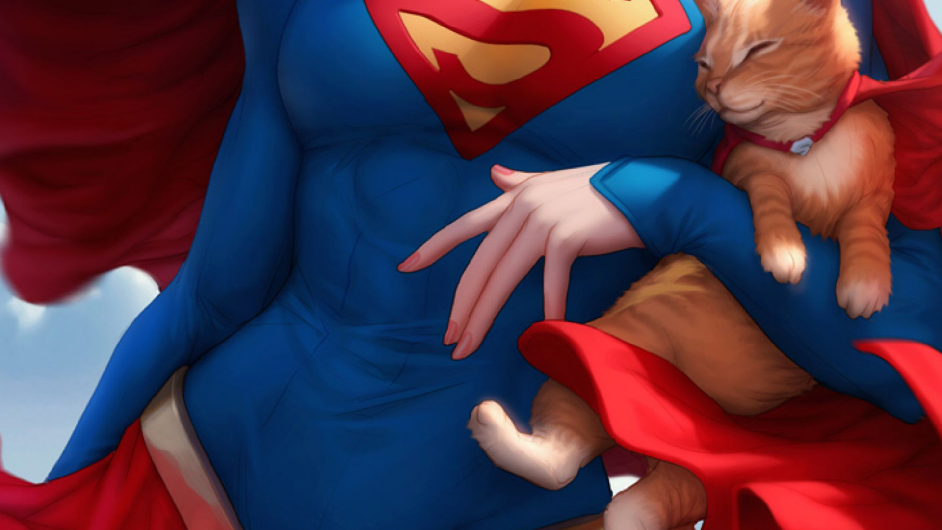 Обои суперженщина, marvel портфолио artgerm, Стэнли Лау, супергёрл 2016- 26, супергерл в разрешении 1920x1080