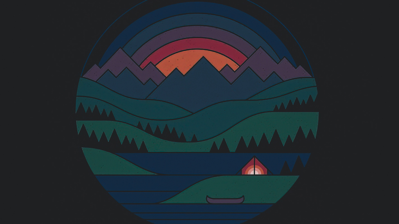 Обои атмосфера, земля, газ, полутона и оттенки, круг в разрешении 1280x720