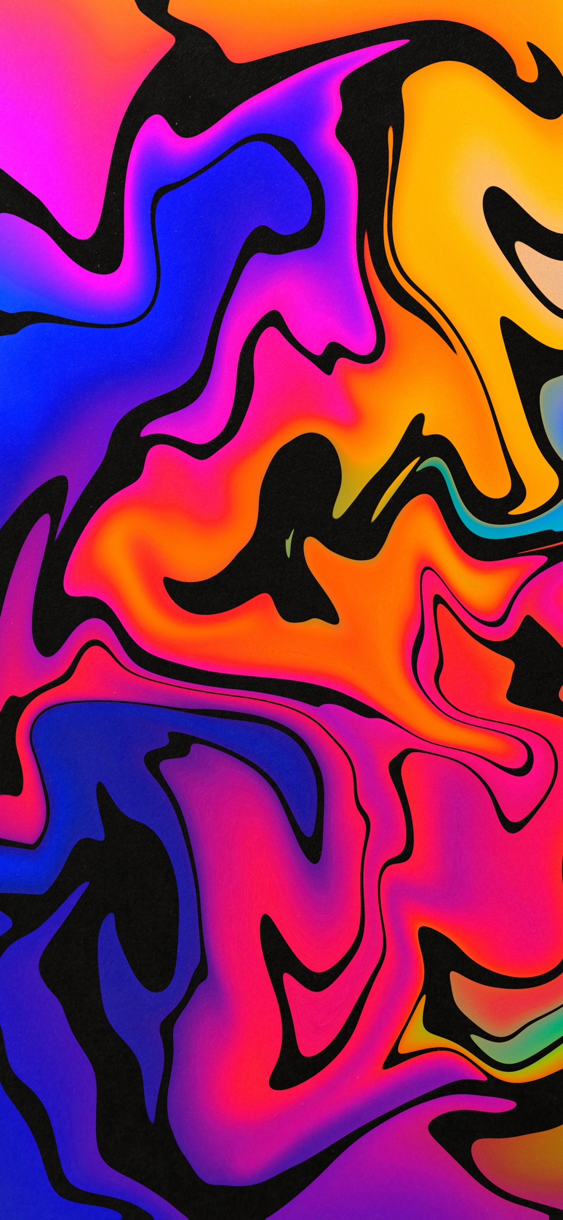 Обои арт, живопись, абстрактное искусство, визуальное искусство, постер в разрешении 1125x2436