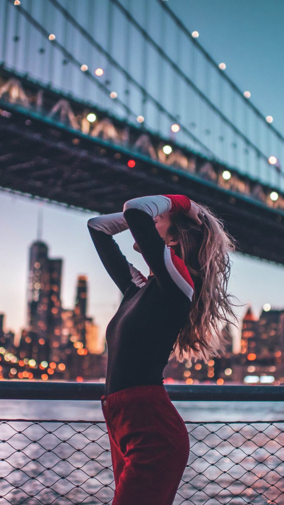 Обои красный цвет, Зодиак, 27 мая 2019, мост, вода в разрешении 1080x1920