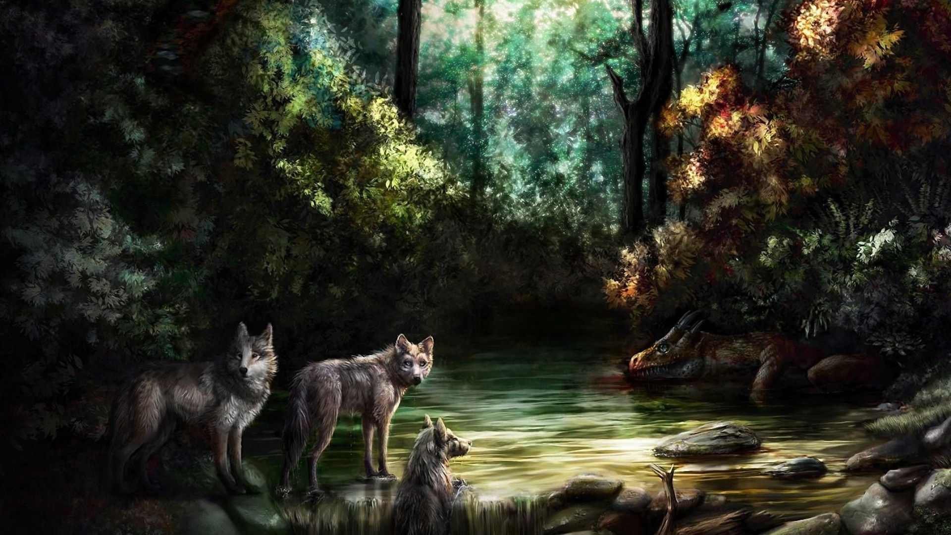 Обои природа, живая природа, лесистая местность, лес, джунгли в разрешении 1920x1080