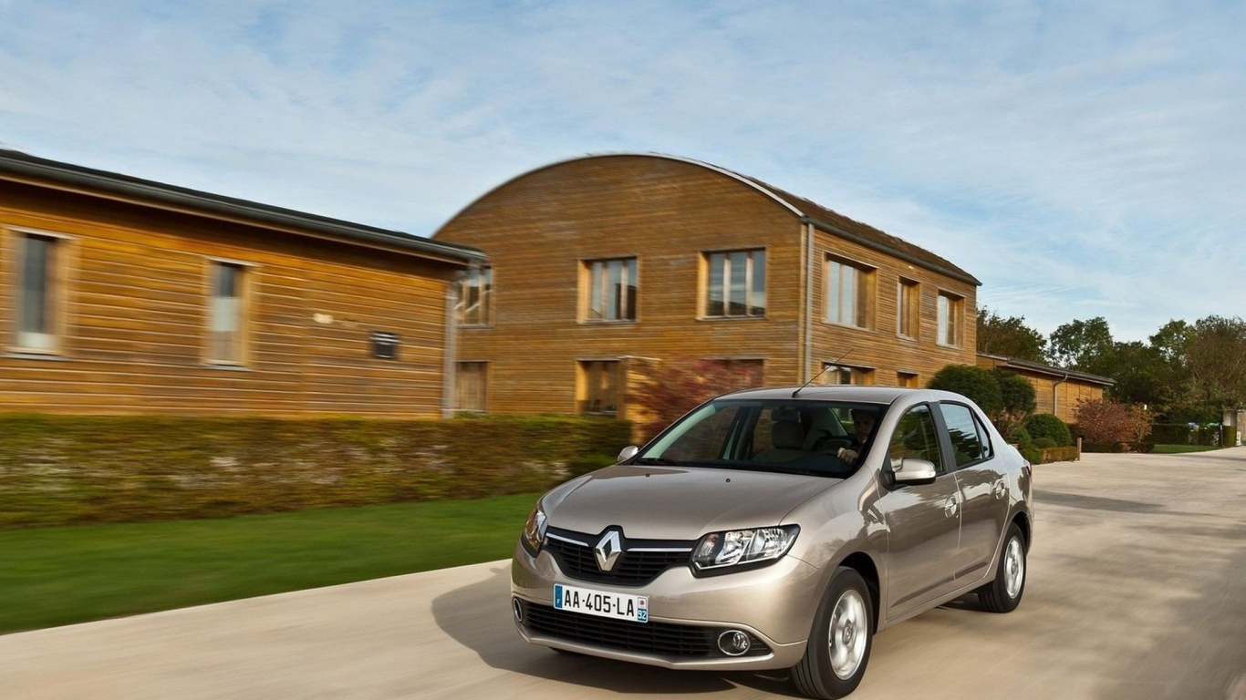 Обои Рено, авто, Дачия Логан, Хэтчбек, семейный автомобиль в разрешении 1366x768