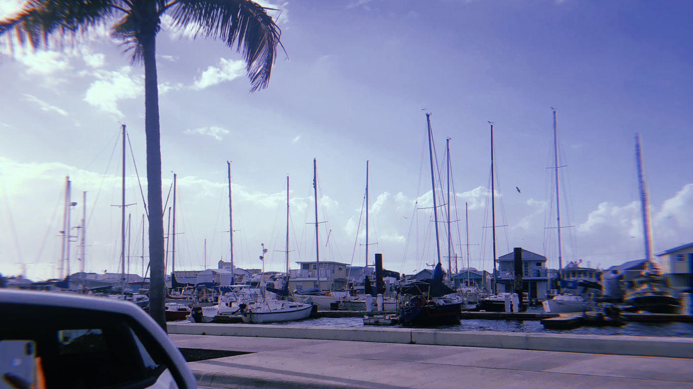 Обои Король, автомобильное зеркало, дорога, инфраструктура, облако в разрешении 1366x768