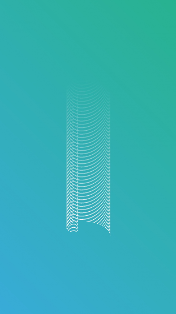 Обои Аква, бирюза, лазурный, чирок, графика в разрешении 750x1334