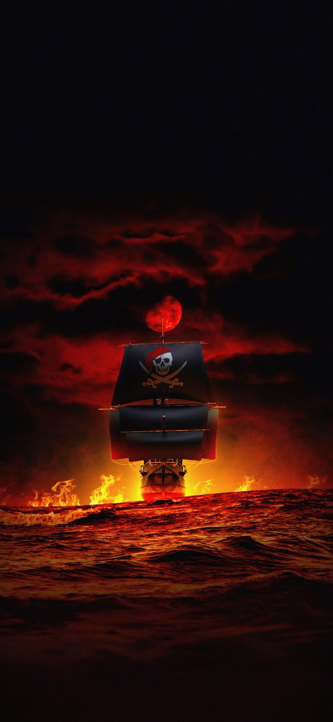 Обои облако, атмосфера, послесвечение, мир, астрономический объект в разрешении 1125x2436