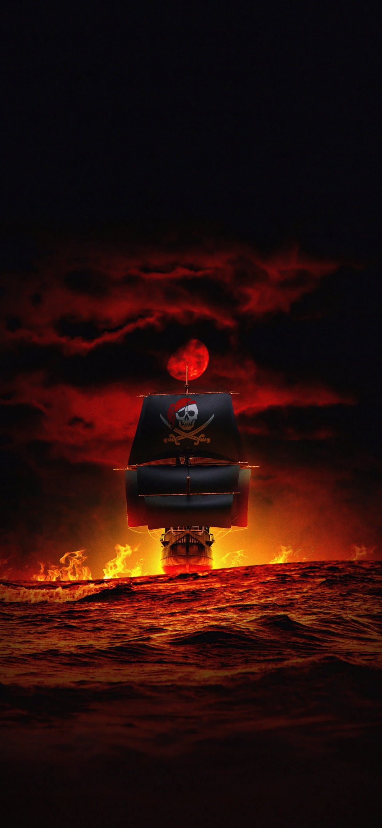 Обои облако, атмосфера, послесвечение, мир, астрономический объект в разрешении 1242x2688