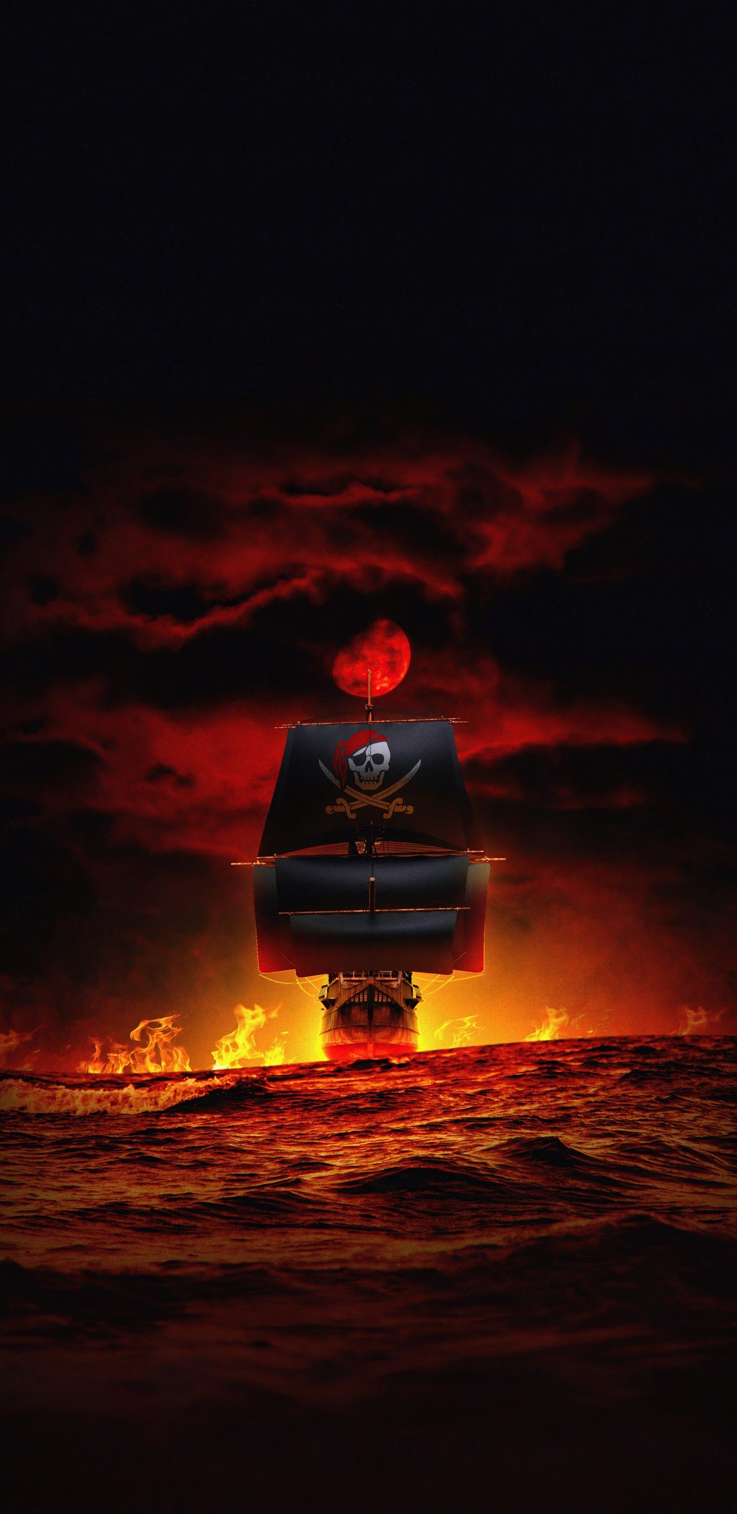 Обои облако, атмосфера, послесвечение, мир, астрономический объект в разрешении 1440x2960