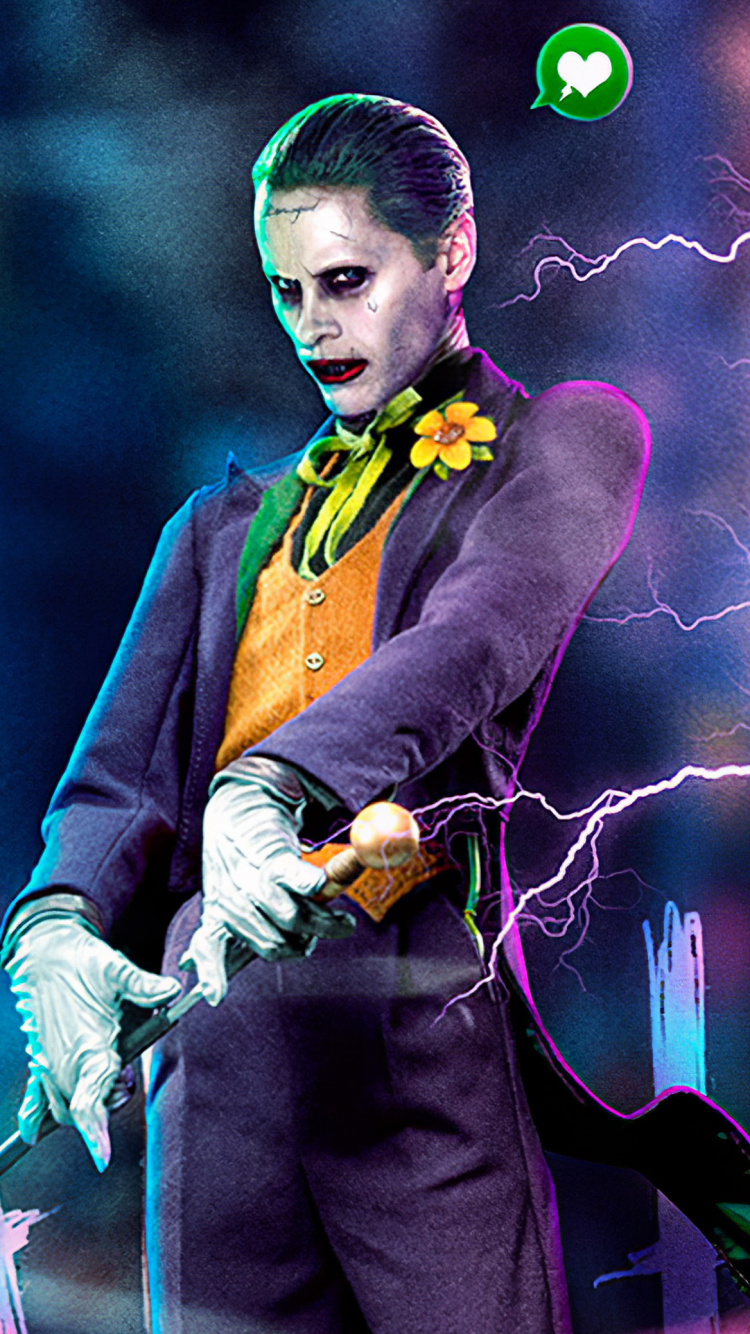 Обои игры, перформанс, Бэтмен, Харли Квинн, Джаред Лето в разрешении 750x1334