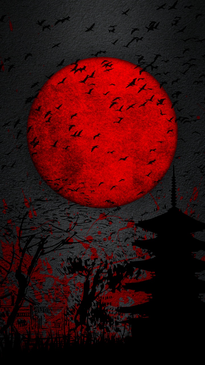 Обои темнота, визуальное искусство, графика, природа, лист в разрешении 720x1280