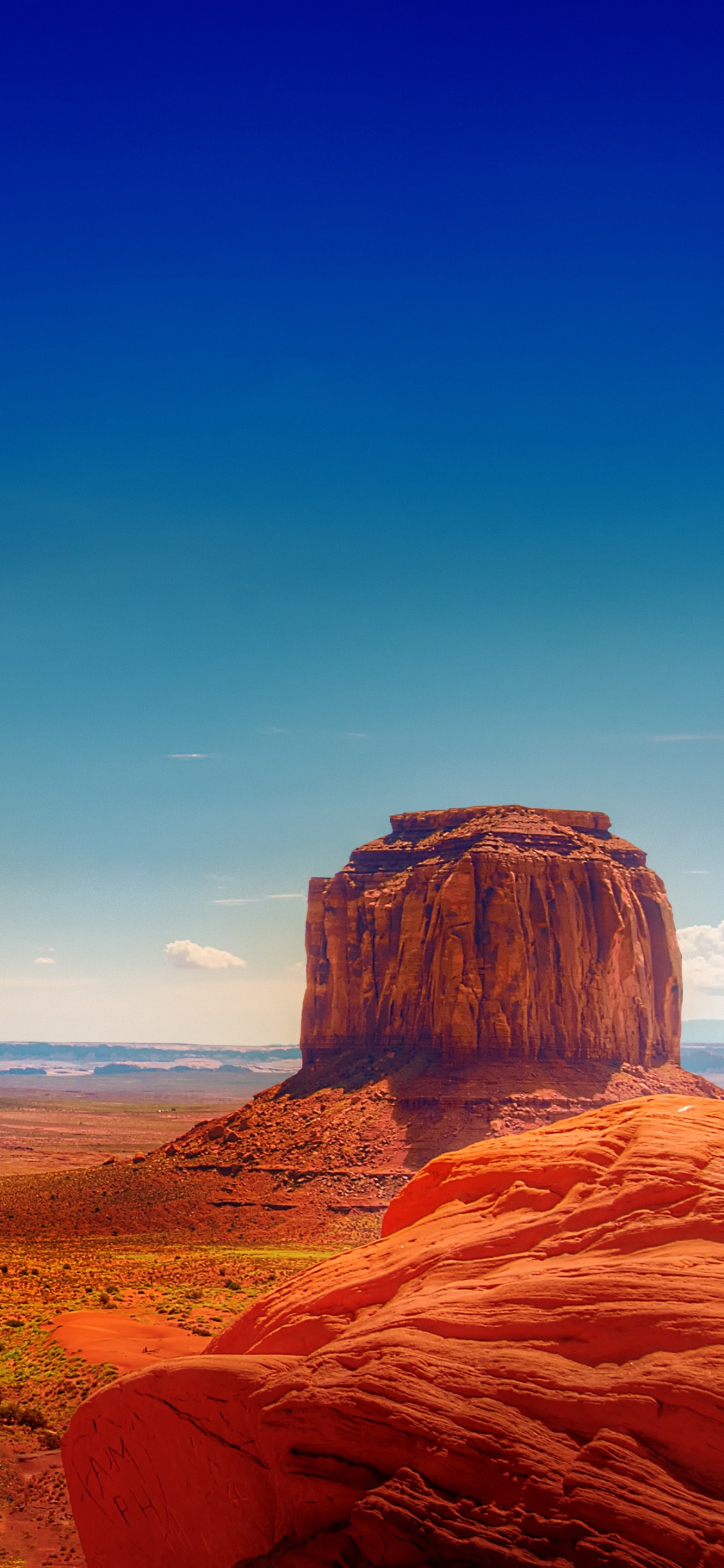 Обои долина монументов, Долина, бьютт, формирование, рок в разрешении 1125x2436