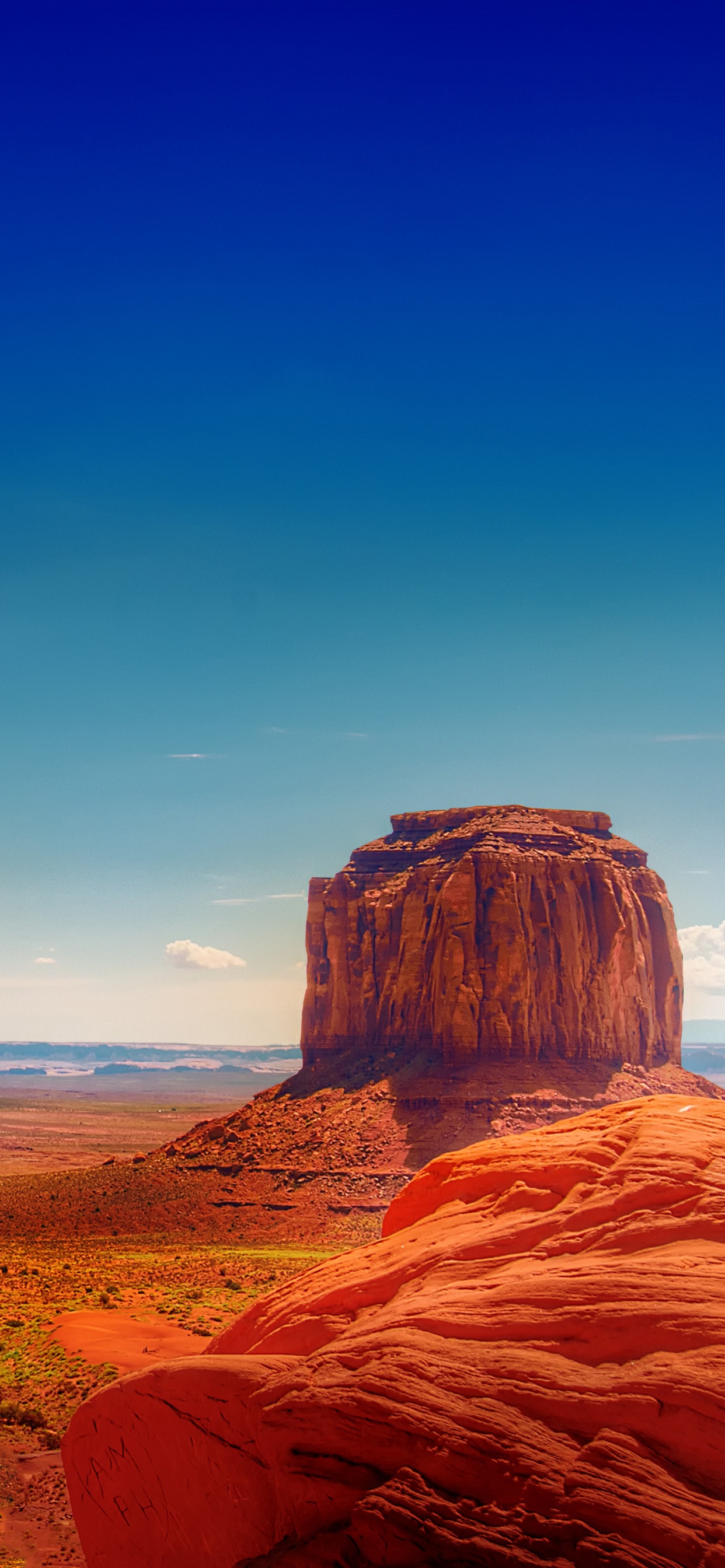 Обои долина монументов, Долина, бьютт, формирование, рок в разрешении 1242x2688