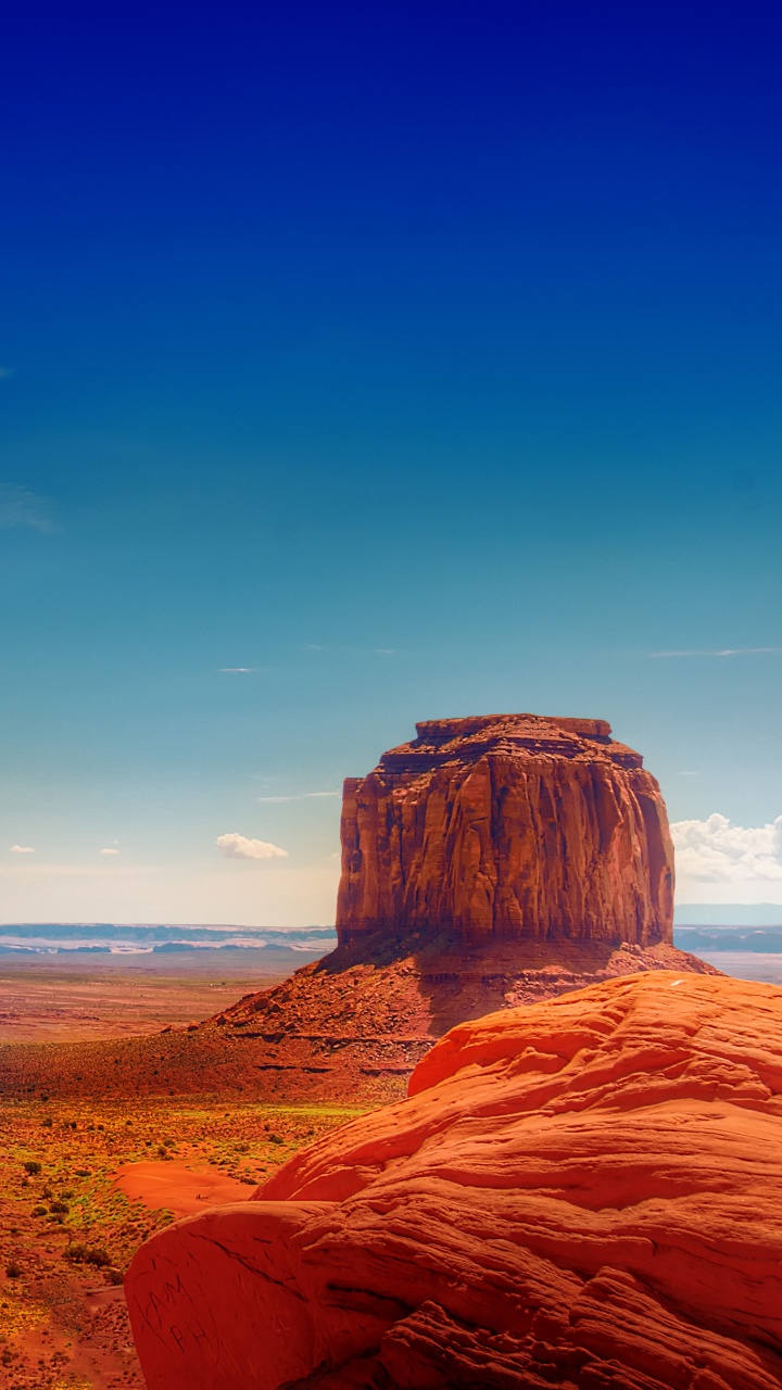 Обои долина монументов, Долина, бьютт, формирование, рок в разрешении 720x1280