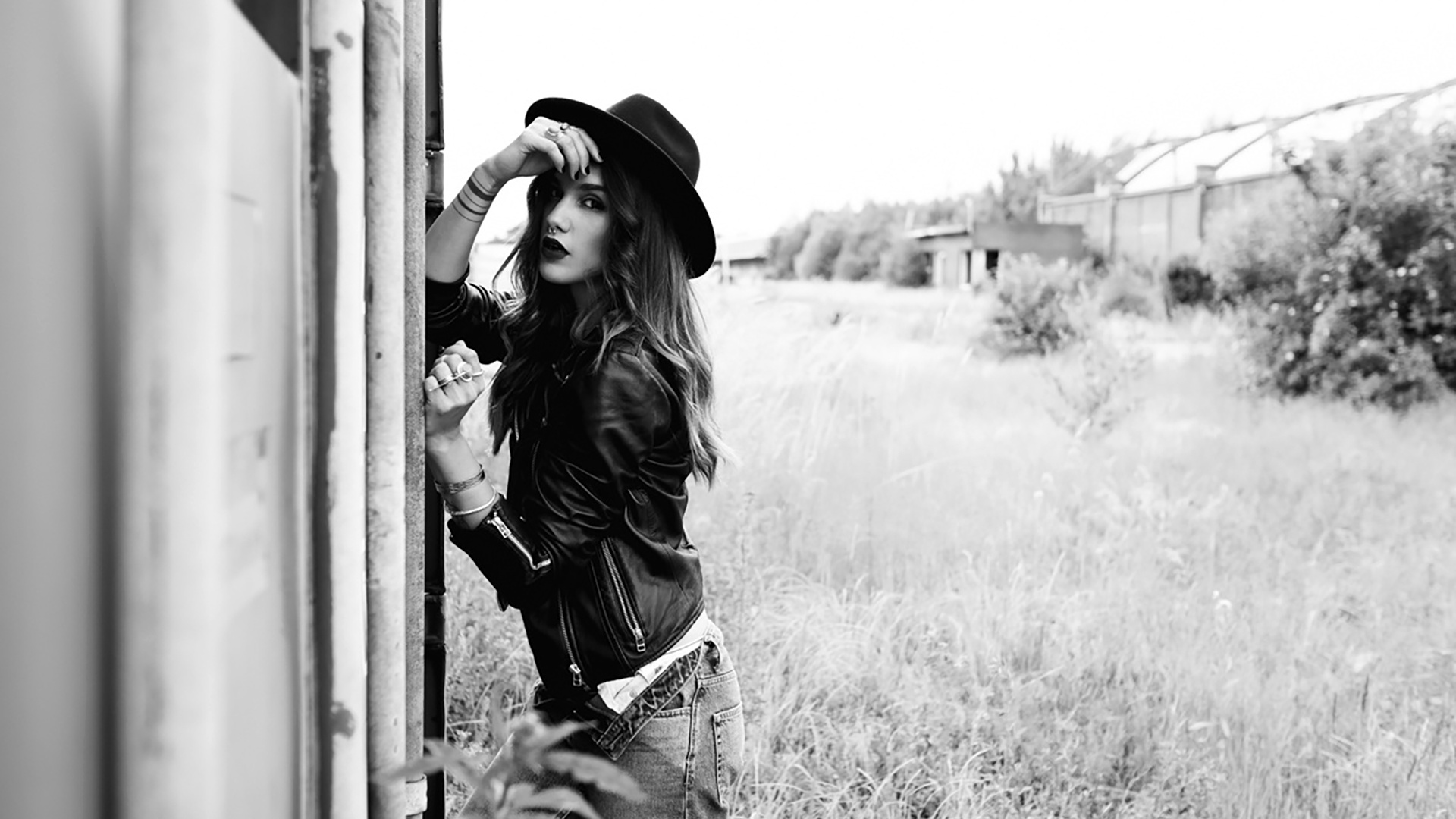 Обои черный и белый, монохромный, белые, черный, фотография в разрешении 1920x1080