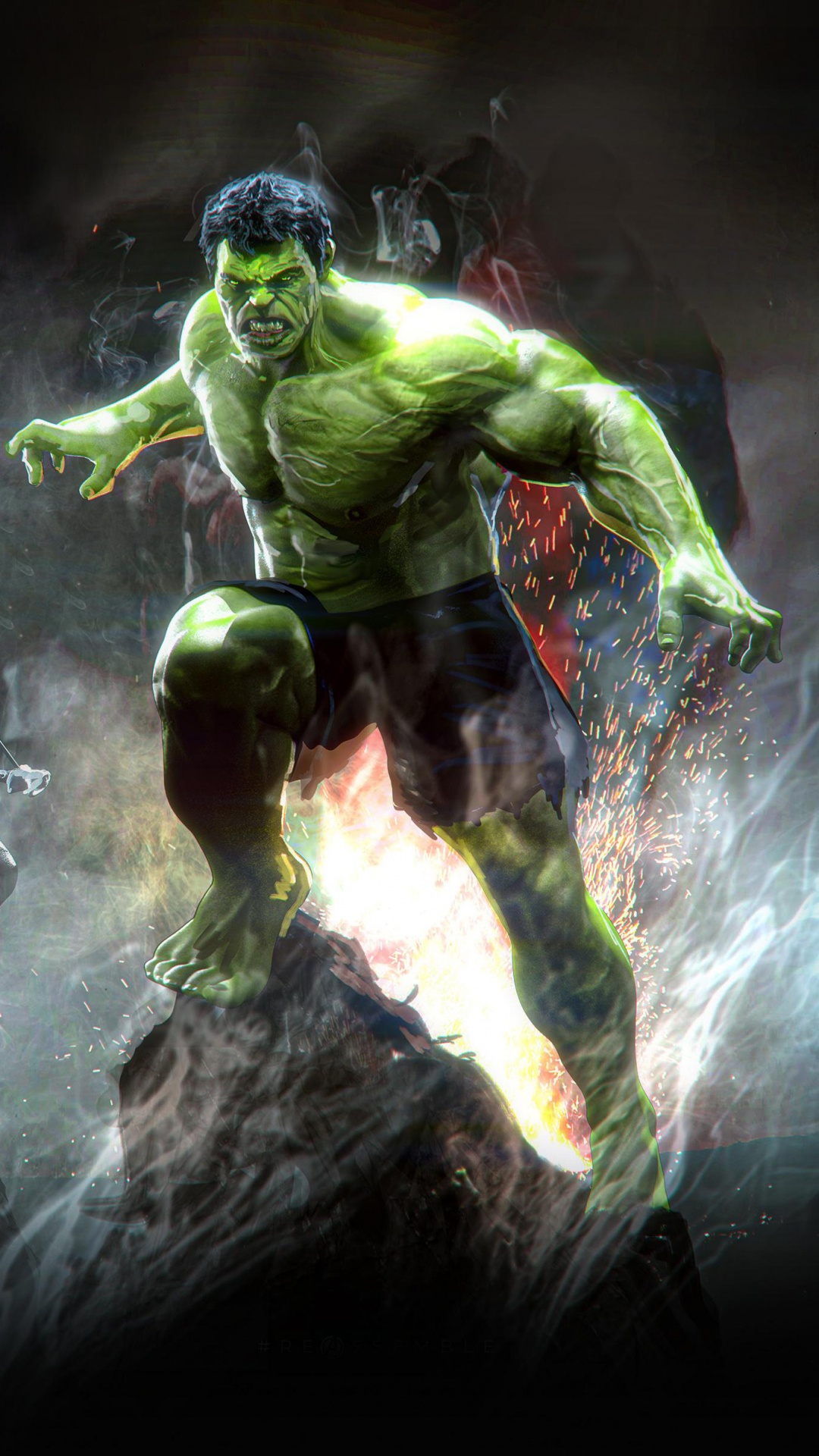 Обои Черная Вдова, мститель, супергерой, Железный человек, фигурка в разрешении 1080x1920