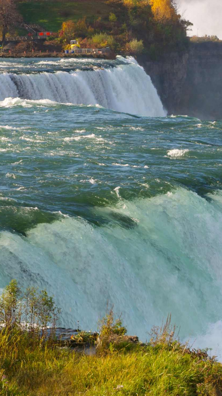 Обои Ниагарский водопад, путешествие, отпуск, водопад, гидроресурсы в разрешении 750x1334