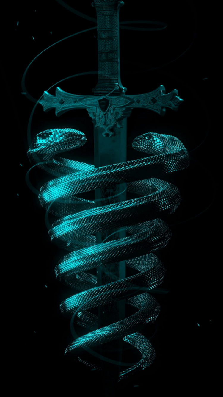 Обои темнота, Аква, наземное растение, арт, вода в разрешении 750x1334