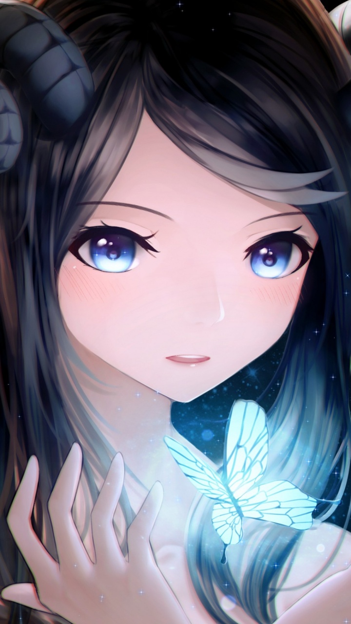 Обои аниме, мультфильм, волосы, длинные волосы, иллюстрация в разрешении 720x1280