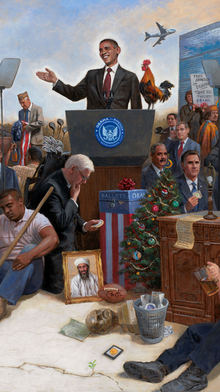 Обои живопись, артист, арт, фреска, Забытый Человек в разрешении 750x1334