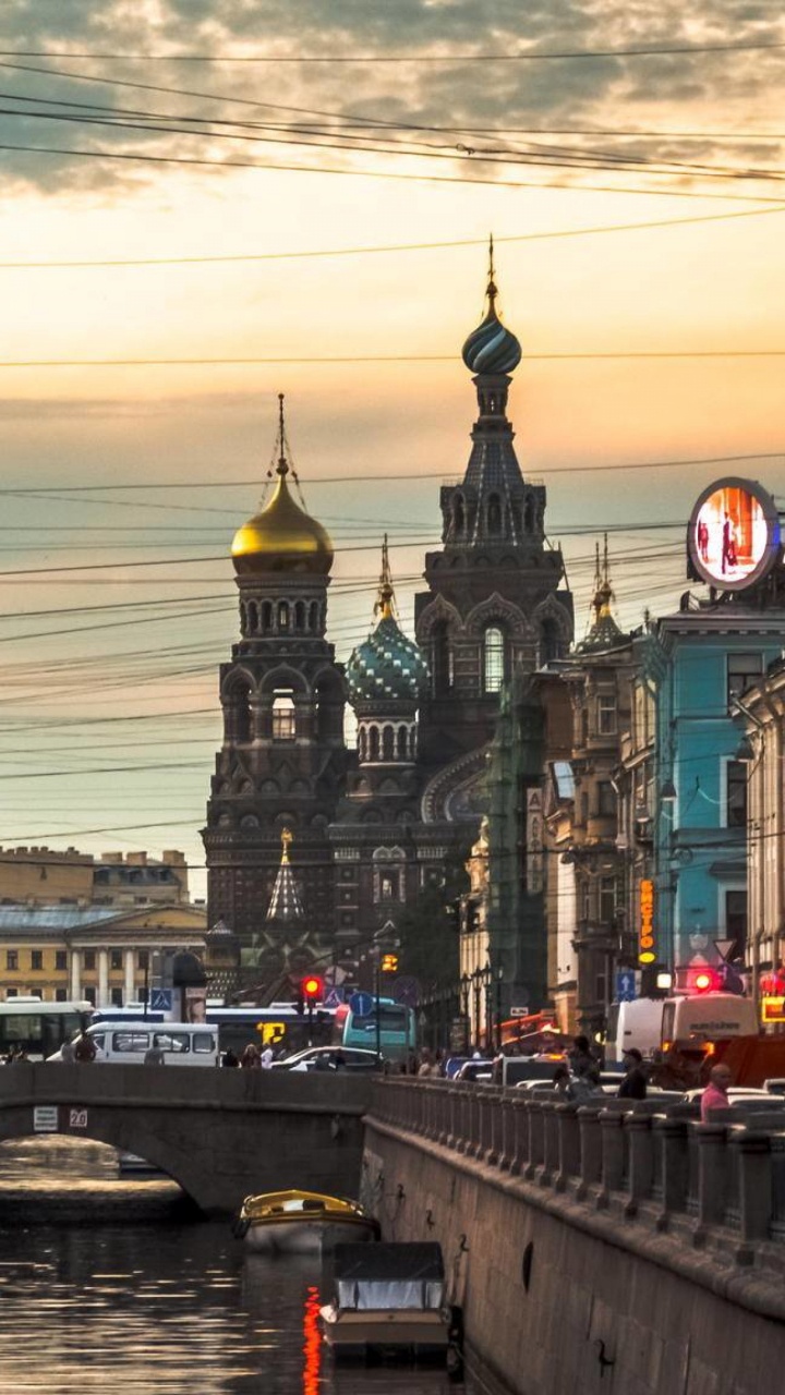 Обои водный путь, ориентир, канал, город, метрополия в разрешении 720x1280