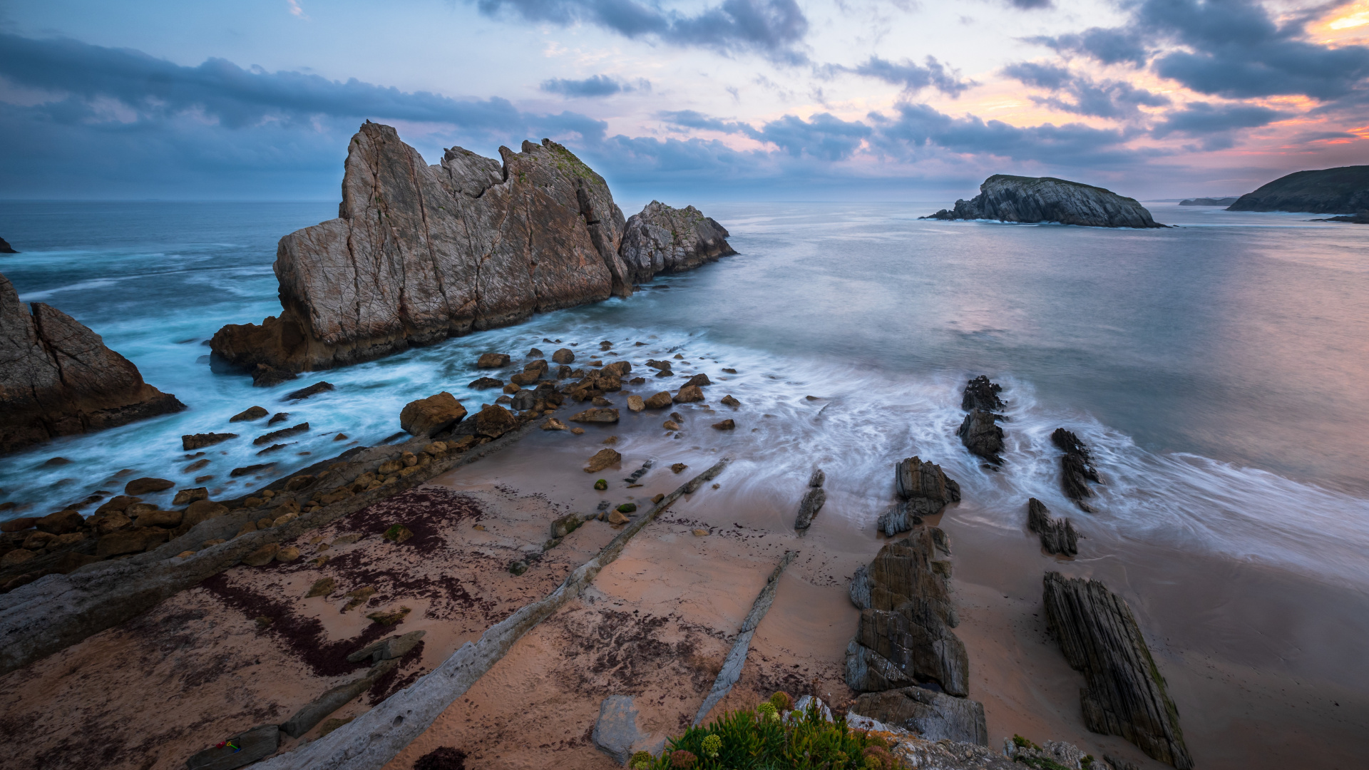 Обои побережье, пастырский колледж рацебург, облако, вода, гидроресурсы в разрешении 1920x1080