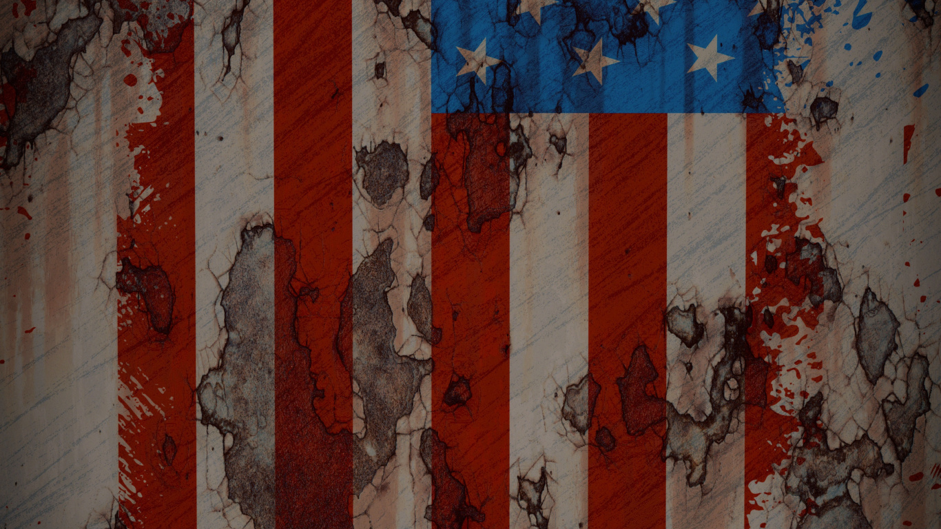 Обои Соединенные Штаты, флаг Соединенных Штатов, флаг, телефон, коричневый цвет в разрешении 1366x768