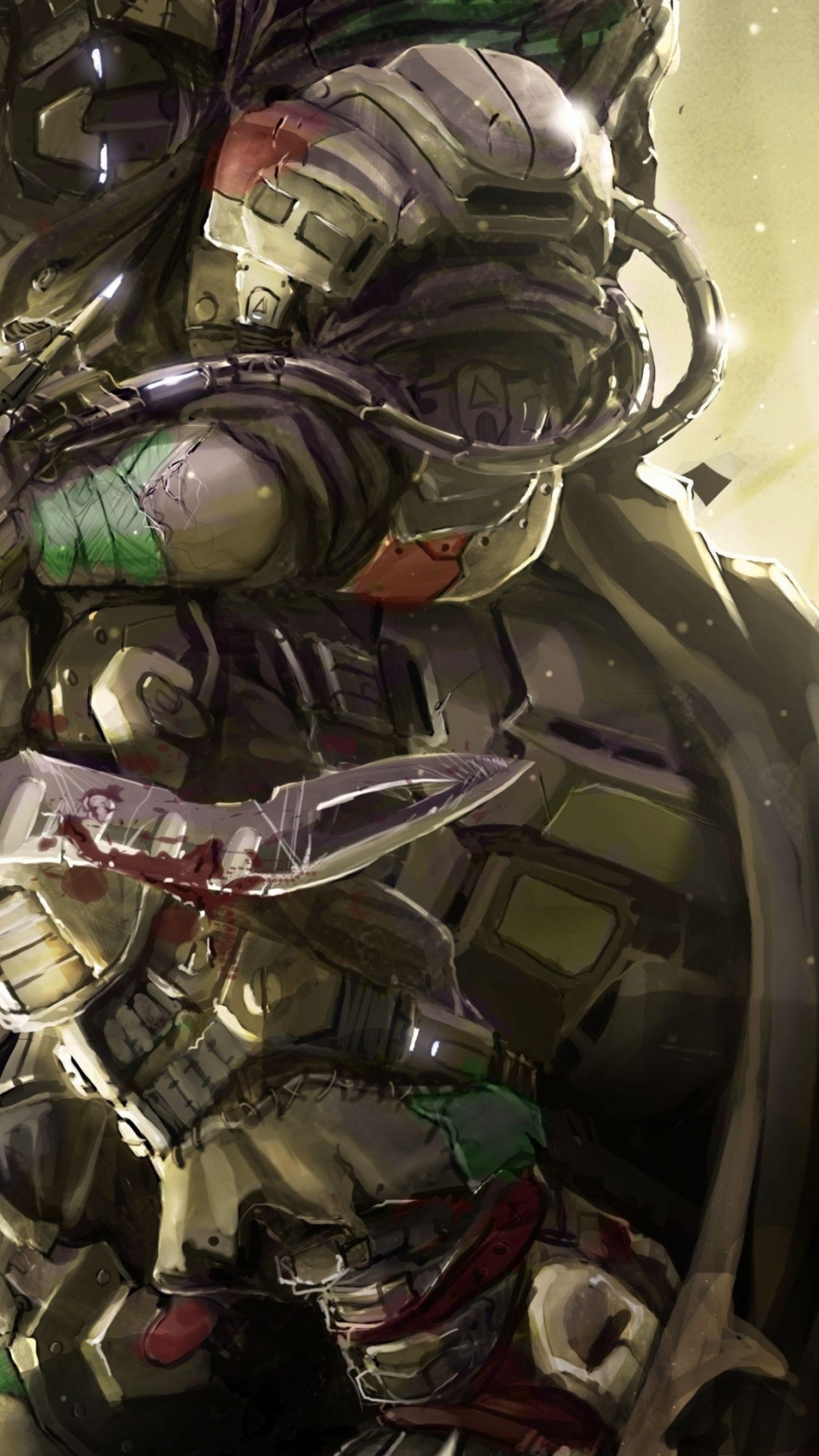 Обои компьютерная игра, меха, вымышленный персонаж, машина, уничтожение в разрешении 1080x1920