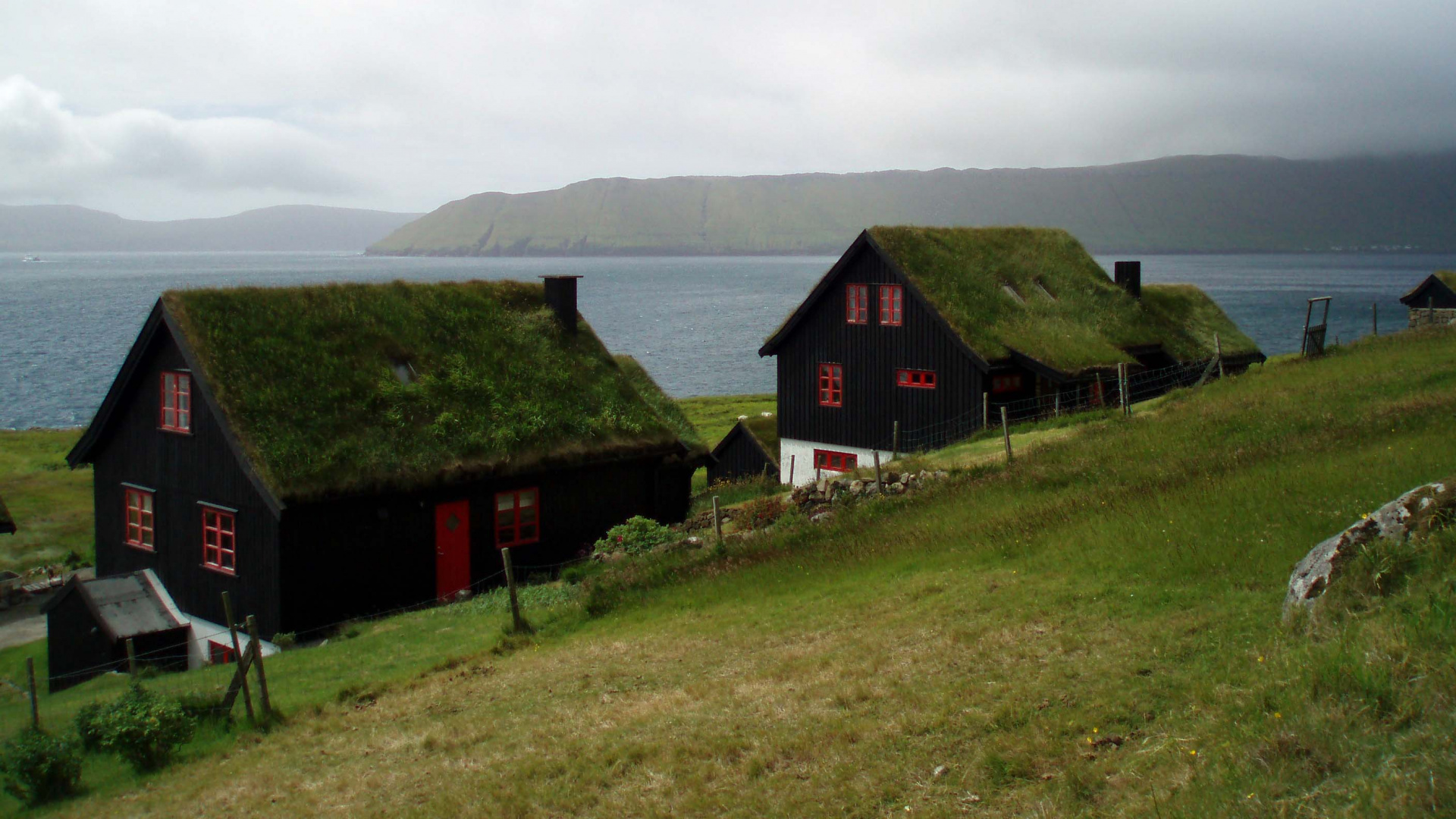 Обои Остров, архипелаг, нагорье, Крофт, коттедж в разрешении 1920x1080