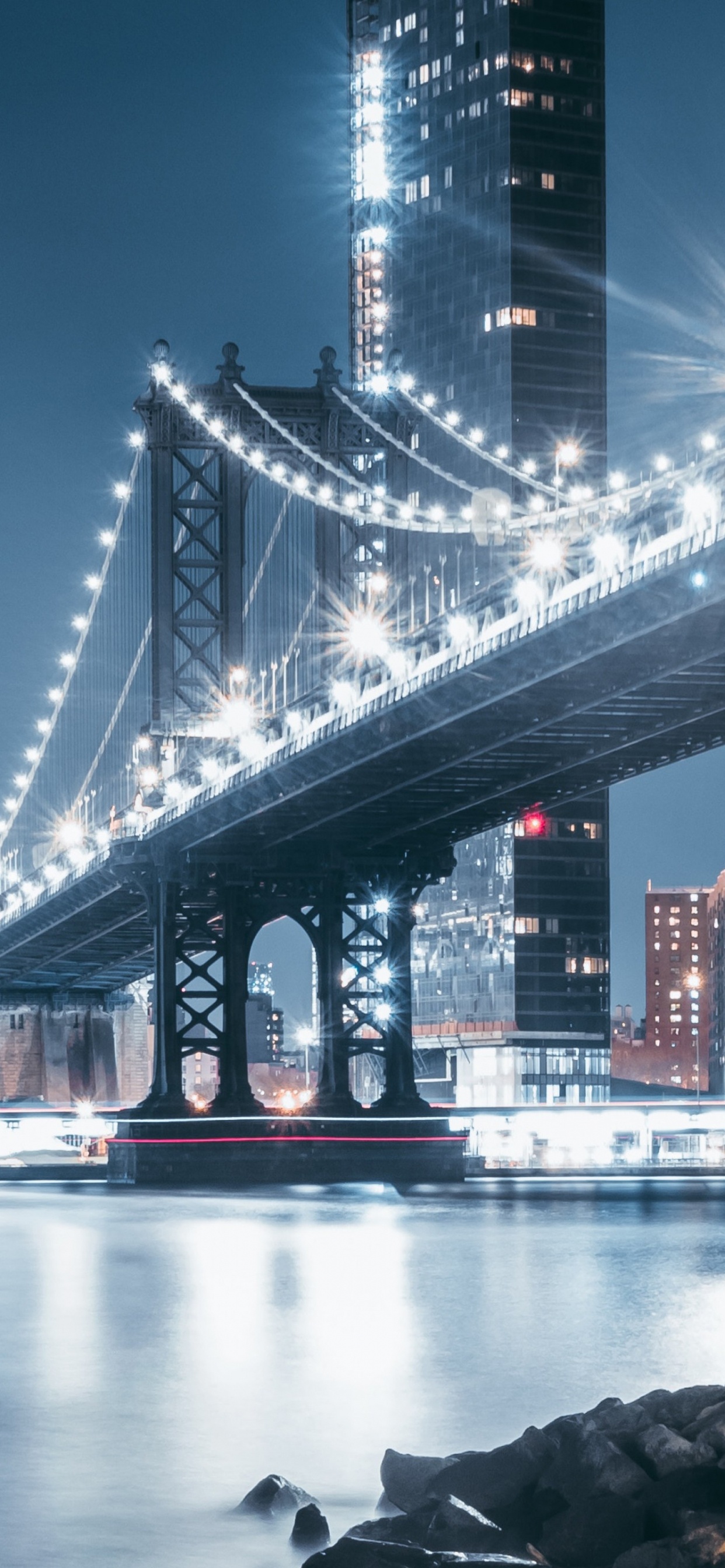 Обои Сан-Франциско-Окленд Бэй-Бридж, Мост Джорджа Вашингтона, мост Golden Gate, мост, вода в разрешении 1242x2688