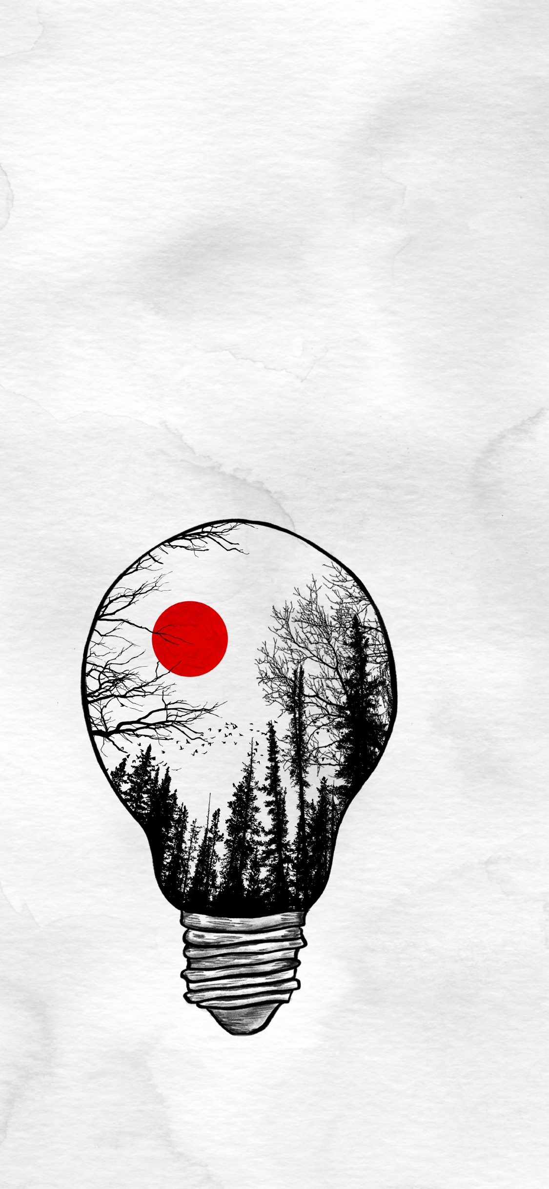 Обои воздушный шар, джинсы, воздушный шарик, арт, живопись в разрешении 1125x2436