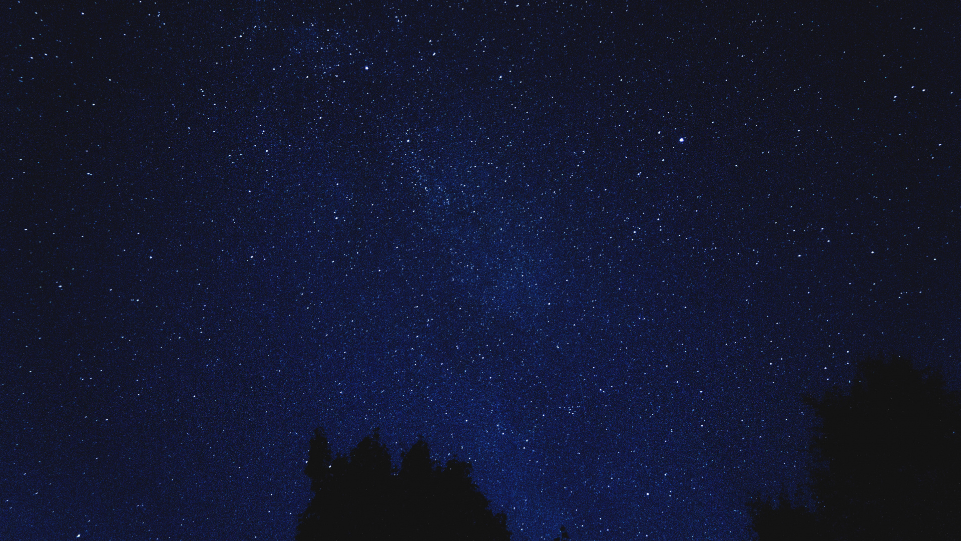 Обои ночное небо, звезда, ночь, синий, черный в разрешении 1920x1080