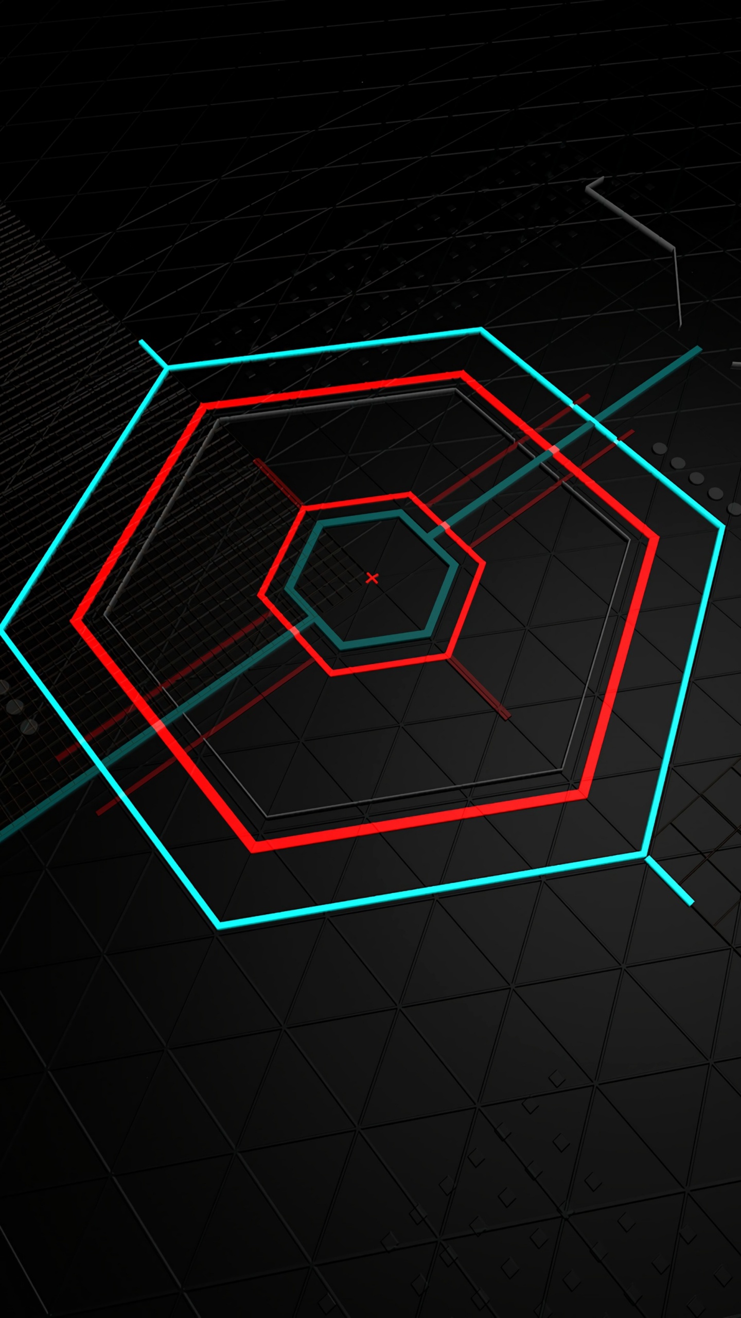 Обои дизайн, технологии, узор, неон, свет в разрешении 1440x2560