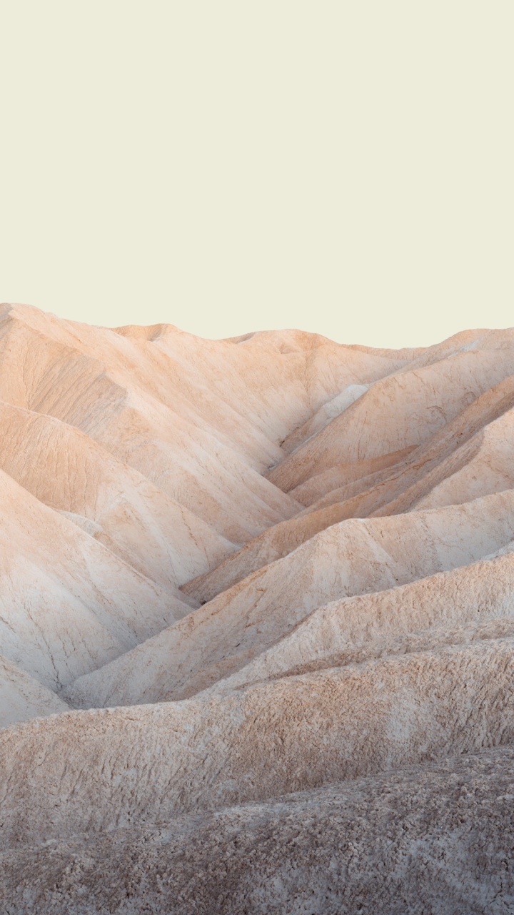 Обои Android 12, бесплодные земли, андроид, смартфон, гора в разрешении 720x1280