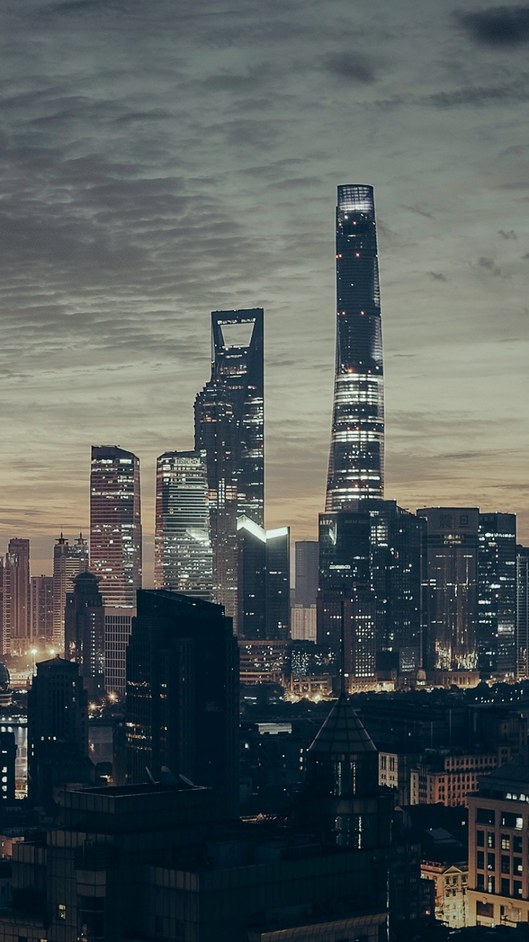 Обои Бегущий По Лезвию, городской пейзаж, город, городской район, метрополия в разрешении 750x1334