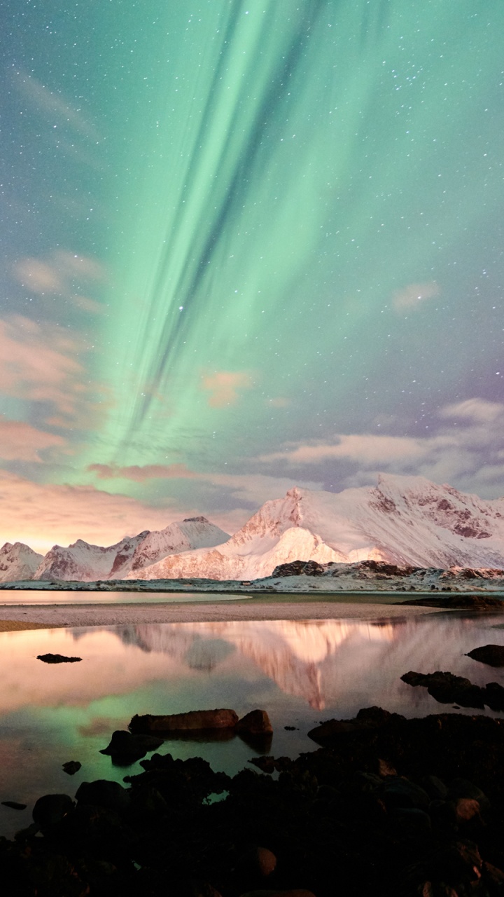 Обои Аврора, нокиа g300 5g, Nokia, БГМ глобальной, смартфон в разрешении 720x1280