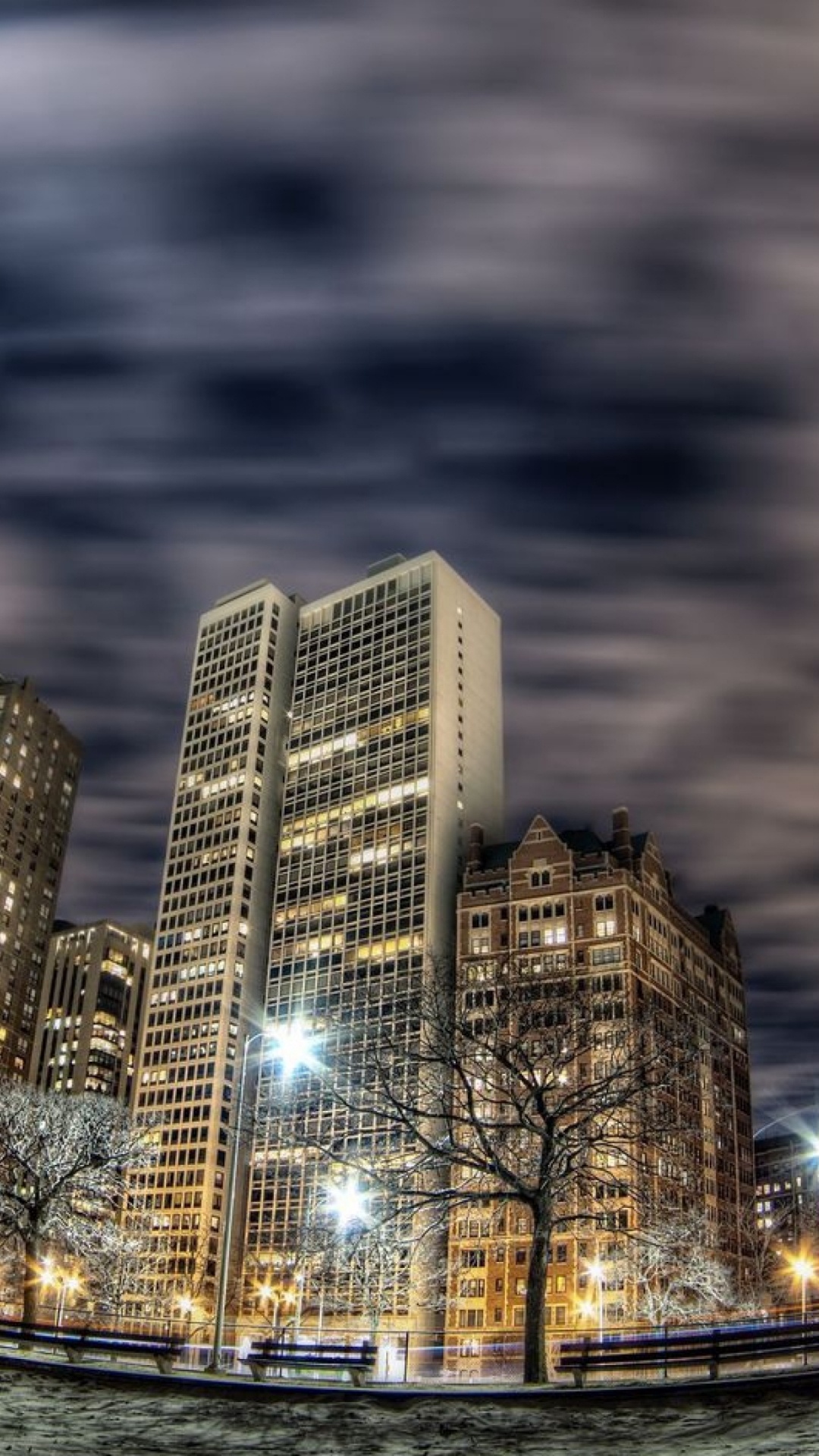 Обои городской пейзаж, город, небоскреб, линия горизонта, метрополия в разрешении 1080x1920