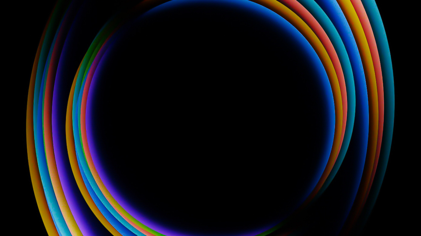 Обои iPhone 12 Design Color Mixed в разрешении 1366x768