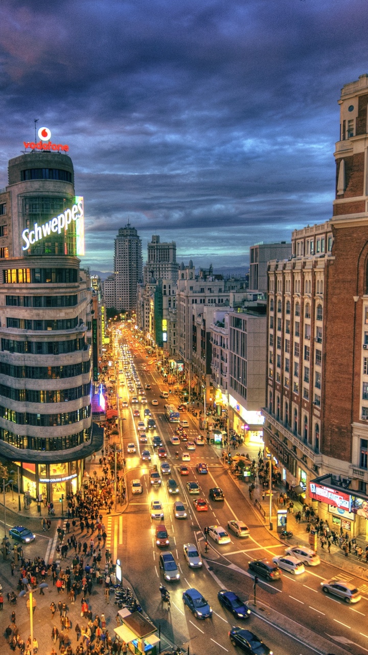 Обои город, городской пейзаж, городской район, метрополия, ориентир в разрешении 720x1280