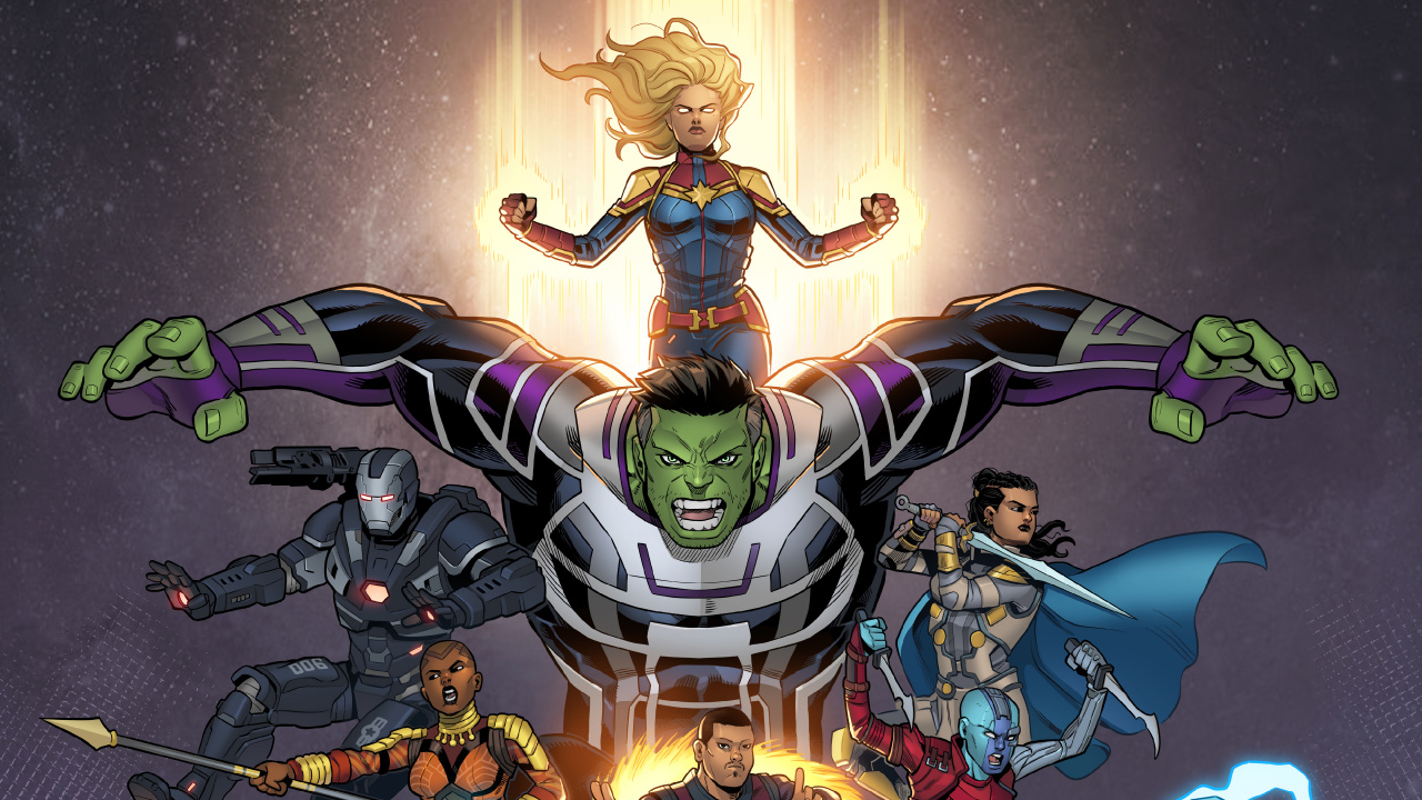 Обои Мстители вентилятор Эндшпиль искусства, Мстители Эндшпиль, мститель, Капитан Америка, суперзлодей в разрешении 1280x720