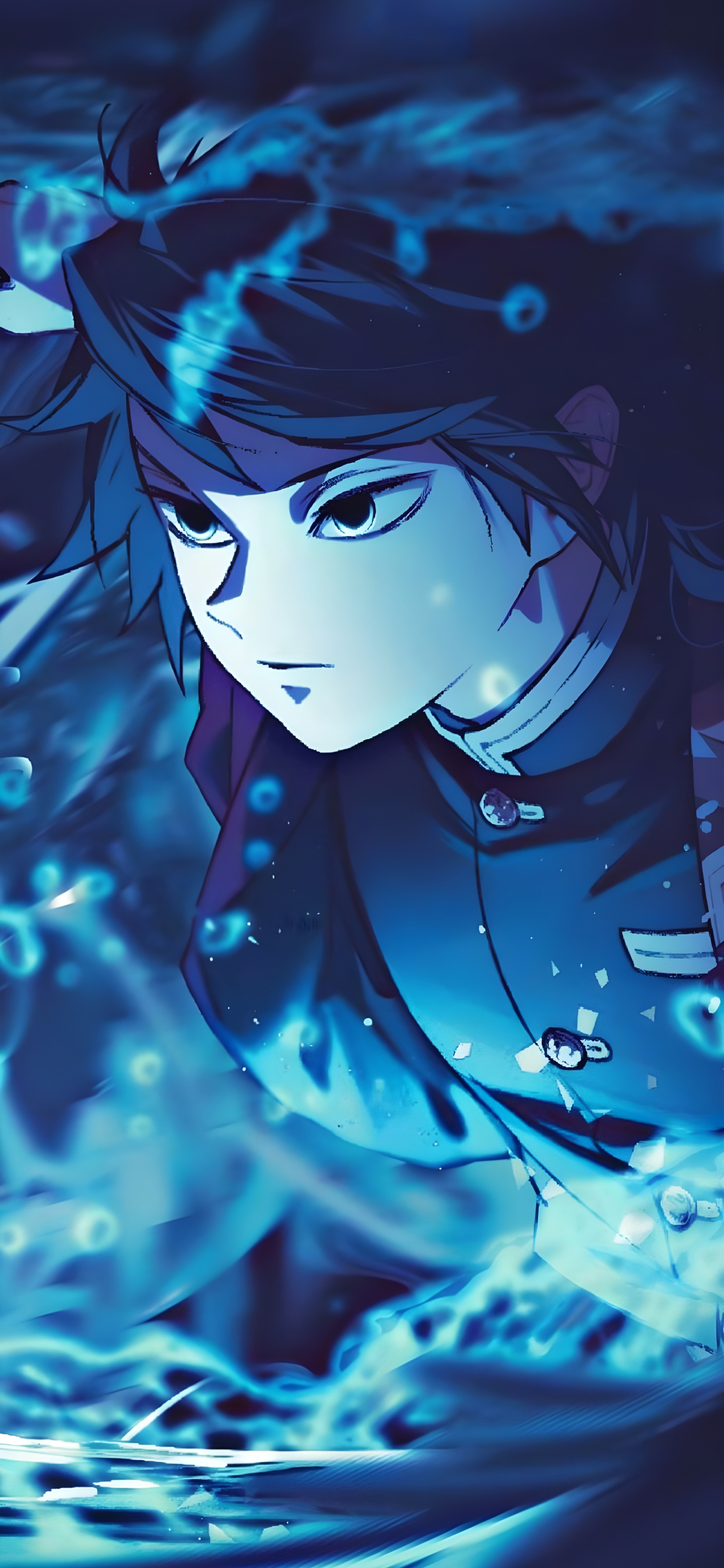 Обои аниме, в DayZ аниме, мультик, Незуко Камадо, зеницу агацума в разрешении 1242x2688