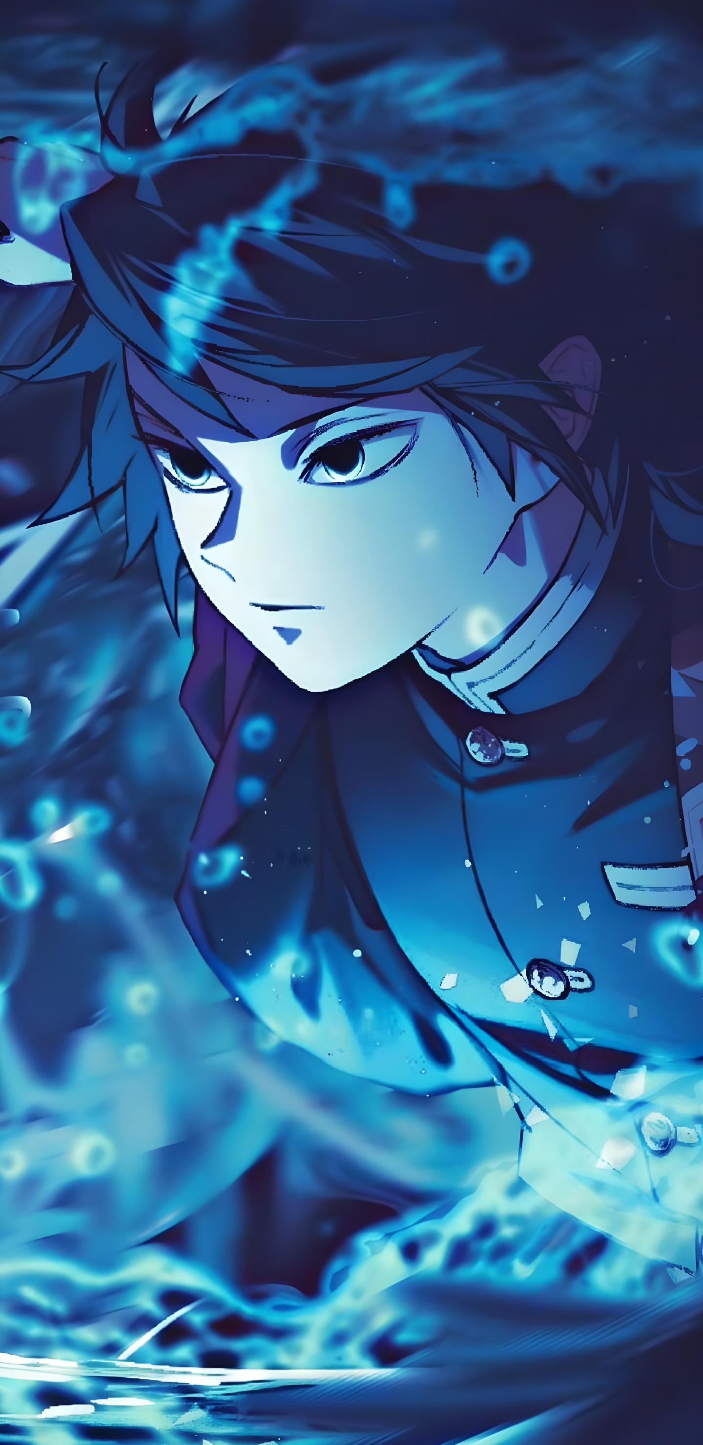 Обои аниме, в DayZ аниме, мультик, Незуко Камадо, зеницу агацума в разрешении 1440x2960