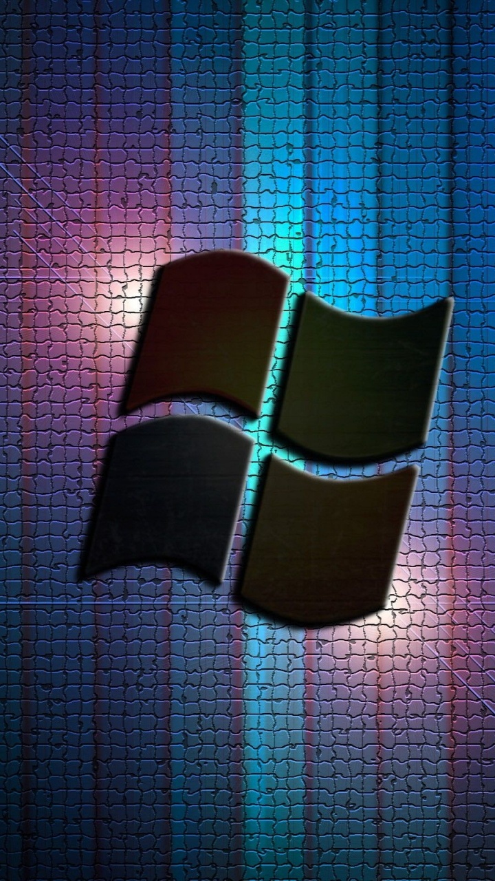 Обои microsoft windows, windows 10, синий, линия, графический дизайн в разрешении 720x1280