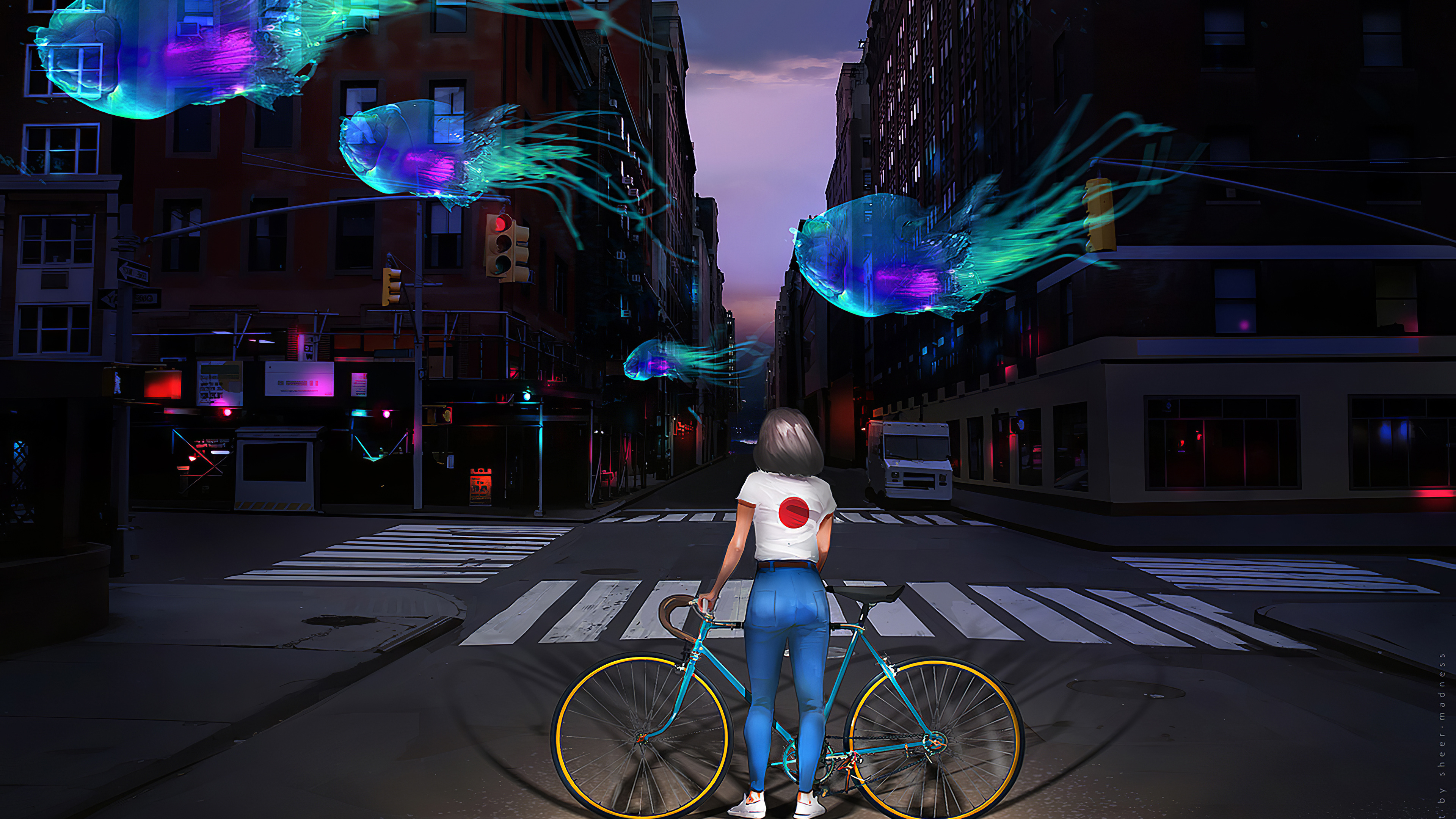 Обои цифровое искусство, арт, концептуальное искусство, рисование, произведение искусства в разрешении 3840x2160