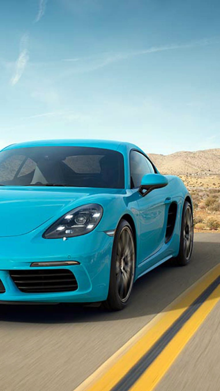 Обои 2019 Порше 718 Кайман, Порше, Порше Кайман, спорткар, авто в разрешении 720x1280