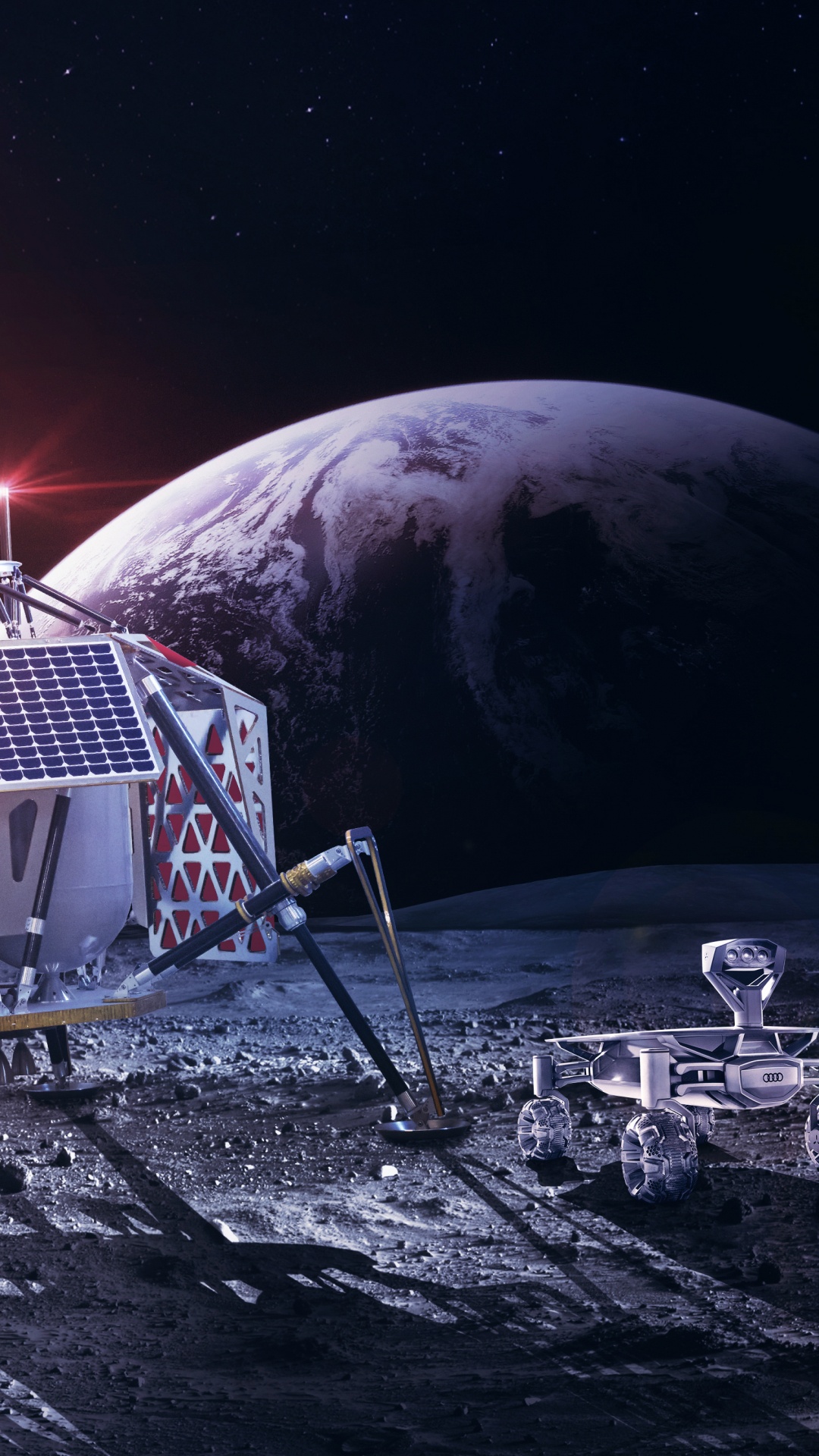 Обои луна, ЛТР, Сотовая сеть, космическое пространство, астрономический объект в разрешении 1080x1920