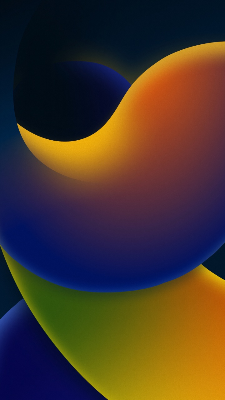 Обои iOS 16, ios, iOS 14, Свет-в-темный цвет схема, iOS 15 в разрешении 720x1280