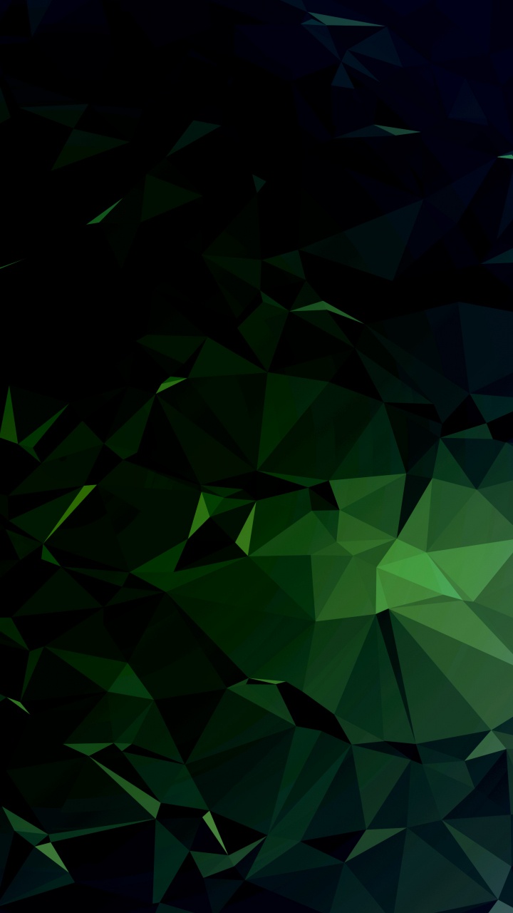 Обои графика, зеленый, черный, свет, лист в разрешении 720x1280