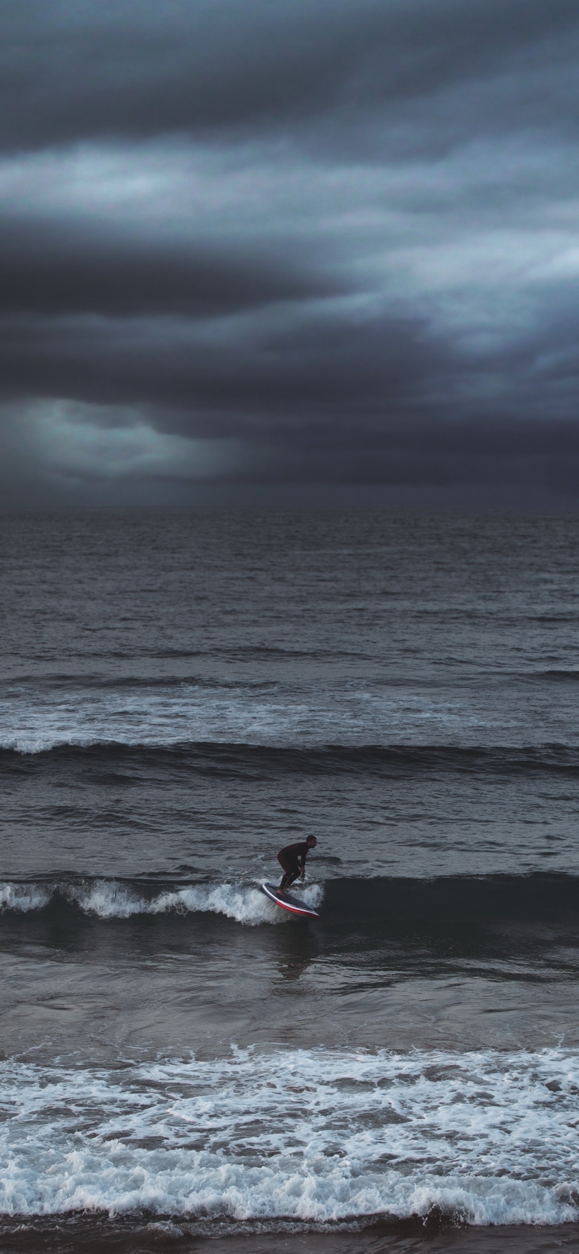 Обои серфинг, волна, океан, море, ветровая волна в разрешении 1125x2436